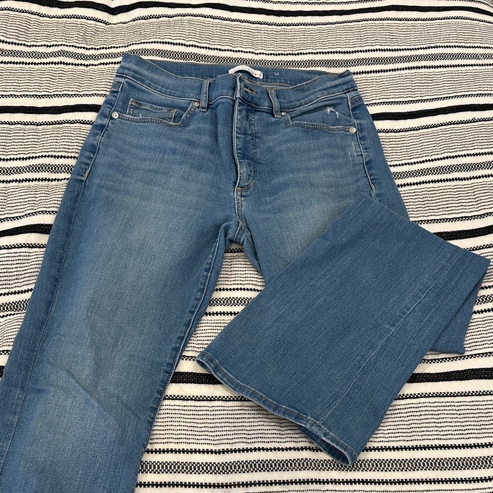 LOFT Light Blue Flare Jeans